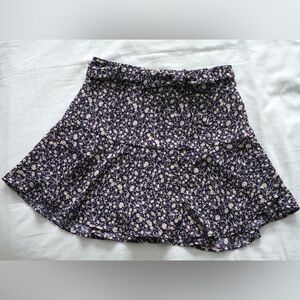 Floral Wrap Skort